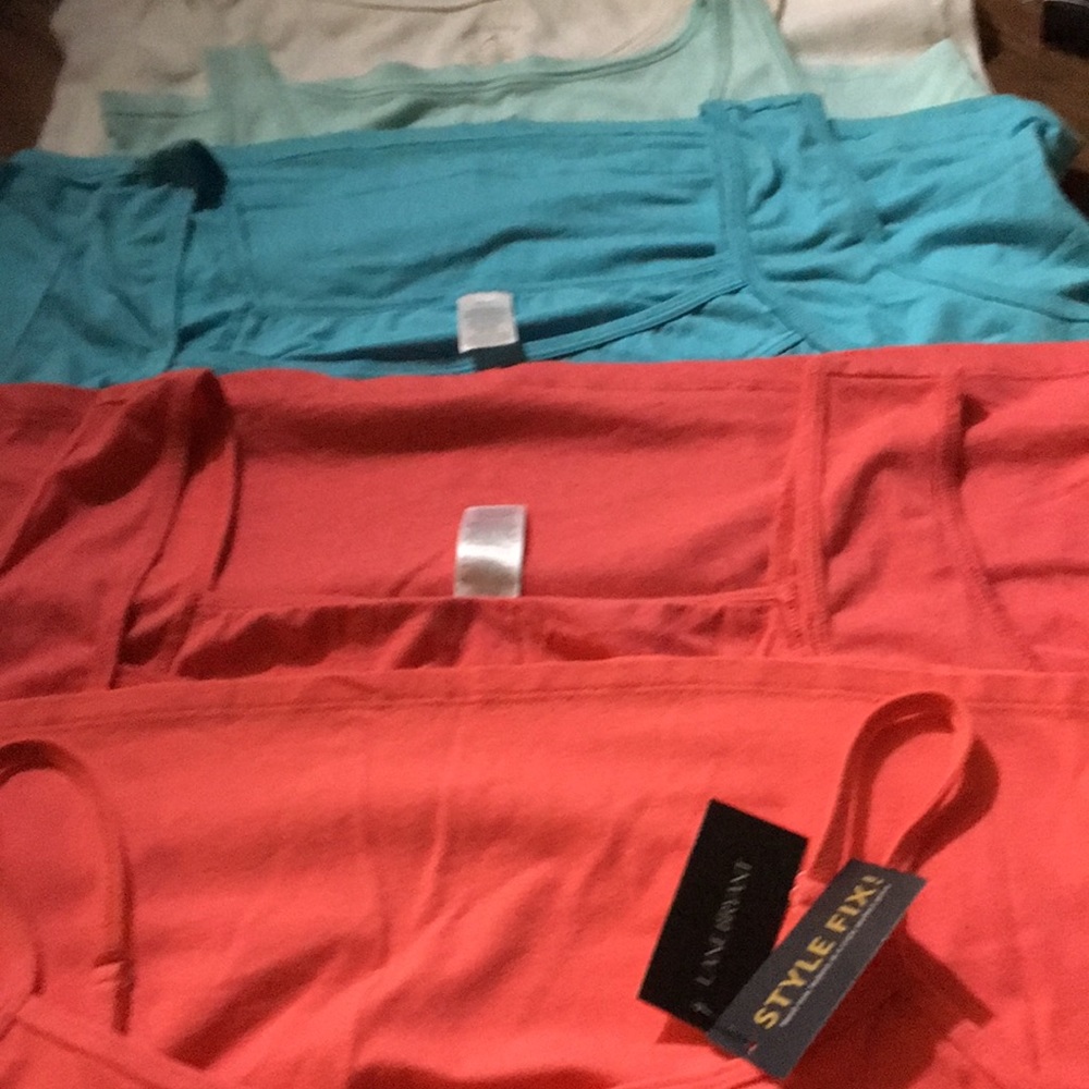 7 various brands and colors tank tops